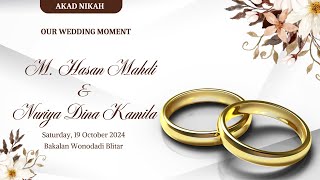 Akad Nikah Hasan & Dina. Sabtu, 19 Oktober 2024