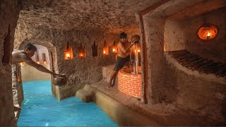 How To Build Secret Underground House With Temple Underground Swimming Pools
