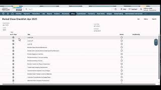 NetSuite Period Close Management