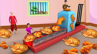 పేదవాడి మాయా చికెన్ యంత్రం Poor Man's Magical Chicken Machine 3D Animated Telugu Stories Maa Maa TV