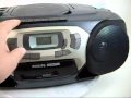 philips magnavox cd radio cassette recorder player az1203