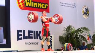 European Weightlifting Championships 2014 Tovmasjan Karen 186kg C\u0026J