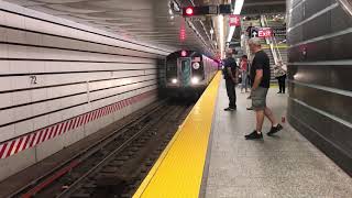 New York, New York - Q Train Arriving at the 72nd Street Station HD (2017)