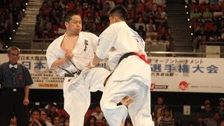 【新極真会】第29回全日本ウエイト制大会　男子重量級準々決勝2　KARATE