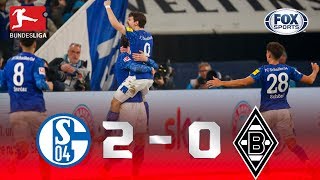 Schalke 04 - Borussia Mönchengladbach [2-0] | GOLES | Jornada 18 | Bundesliga