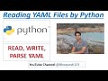 Python PyYaml Example | Working with YAML Files in Python | How to read, write, modify yaml/yml file