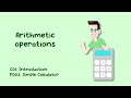 C01P003 | Arithmetic operations  code in Java