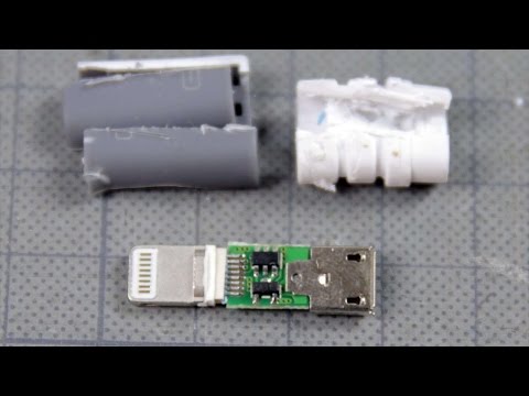 Fake iPhone Lightning Cable Dissected | BeatTheBush Fake iPhone Lightning Cable Dissected | BeatTheBush
