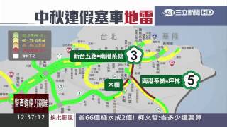 中秋連假避11地雷路段！　首日車潮估280萬｜三立新聞台