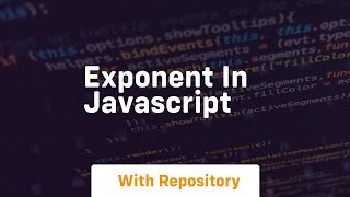 Exponent in javascript