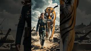 Big Tiger #shorts #shortvideo #ia #tiger #women #military #fyp