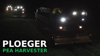 Ploeger Foodhills Pea Harvester 2019 Sweden Day \u0026 Night