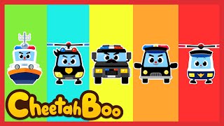 💥FREEZE VILLAINS❗We are the righteous police team❗ | Nursery rhymes | Kids song | #Cheetahboo