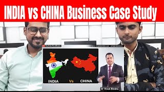 Pakistani Reaction To | INDIA Vs CHINA | Business Case Study | Dr Vivek Bindra | REACTION