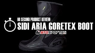 Sidi Aria Goretex Boot | 60 Second Product Review