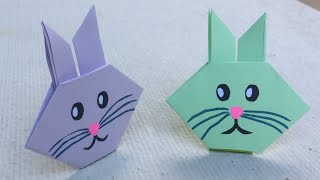 How to make a pretty rabbit face | Origami Rabbit Face | DIY-Beauty Of Paper