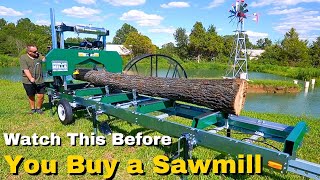 Is a Manual Sawmill Worth the Money?  Is Bigger REALLY Better?