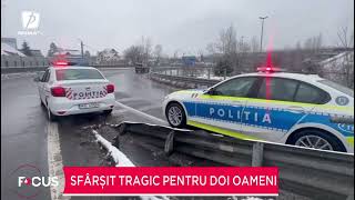 Accident teribil pe autostradă lângă Piteşti: doi oameni au ars de vii