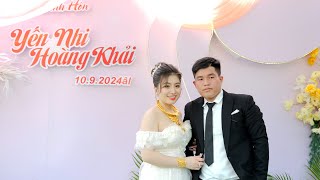 ĐÍNH HÔN | HOÀNG KHẢI - YẾN NHI | 12.10.2024 |4K|