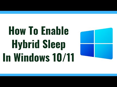 How to enable hybrid sleep in Windows 11