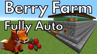 Minecraft Tutorial | Berry Farm 1.18 | 1.19 | Automatic