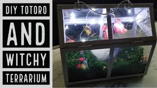 DIY Totoro and Witchy Terrariums