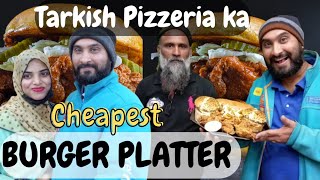 Pakistan Ka Pehla Burger Platter | Turkish Pizzeria | Naveed Misbah World | #food #trending #viral