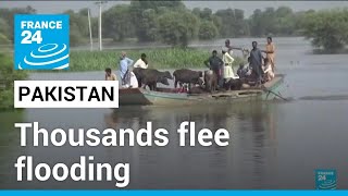 People scramble to flee Pakistan flooding • FRANCE 24 English