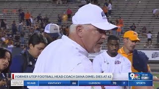 Former UTEP football head coach Dana Dimel dies at 62 | KTSM 9 News at 10