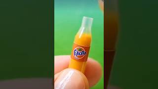 DIY Miniature Realistic Things, Coca Cola Bottle, Sprite and Fanta Bottle #shorts