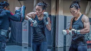 UFC CRAZY STRENGTH \u0026 CONDITIONING😮💪 - Weili Zhang