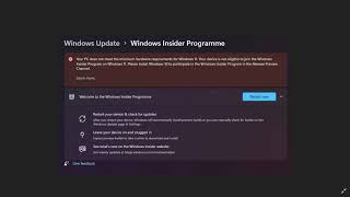 (Update) Microsoft could be forcing unsupported Windows 11 insiders back to Windows 10