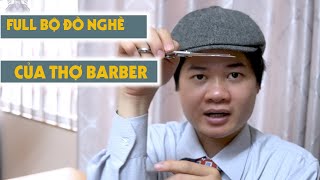 Full Bộ Đồ Nghề Thợ Cắt Tóc Nam Barber CẮT TÓC NAM