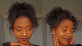 simple makeup tutorial/በጣም ቀላል ሜካፕ አሰራር በቤታችን