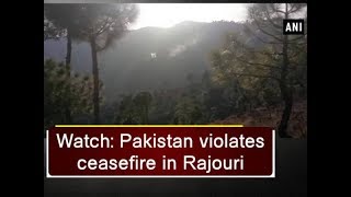 Watch: Pakistan violates ceasefire in Rajouri - Jammu \u0026 Kashmir News