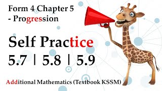 KSSM Form 4 Add Maths Chapter 5 | Self Practice 5.7 | Self Practice 5.8 | Self Practice 5.9