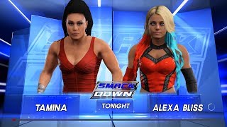 Women's All Stars #1 Contenders Tournament - Round 2 Match 2 - Tamina Vs. Alexa Bliss