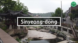 [4k60fps] 신영동 세검정 걷기, Sinyeong-dong, Seoul, South Korea, 2019-07