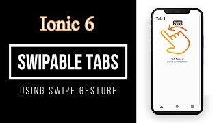 Ionic Swipable Tabs