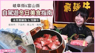 【岐阜X富山】🚗中部冬日美食必食推介：冰見寒鰤魚\u0026飛驒牛｜旅行自駕｜日本旅遊自由行