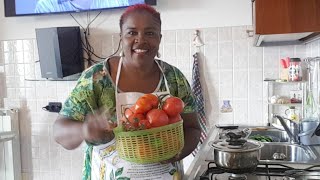 Cooking Time With Mama Gladys, Fufu Eba With Versace Soup