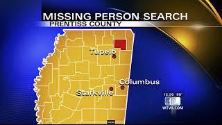 Search for missing person in Prentiss County