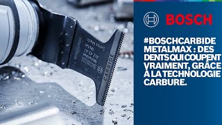 #BOSCHCARBIDE MetalMax : des dents qui coupent vraiment, grâce à la technologie carbure