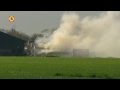 veel rook bij boerderijbrand aan de nieuwedijk in oirschot