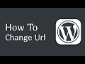 how to change url in wordpress page