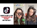 How to get powerpuff me filter on tiktok | how to use powerfuff me filter on tiktok