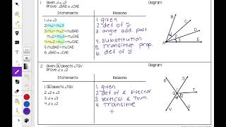 Angle Proofs - Video Lesson