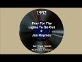 1932 joe haymes pray for the lights to go out jimmy underwood u0026 ensemble vocal