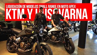 ¿Conoces la gama SMALL RANGE de KTM Y HUSQVARNA? | LIQUIDACIÓN MOTOAPEX