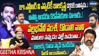 Director Geetha Krishna Sensational Comments On Jr.NTR Vs Balakrishna | Vallabhaneni Vamshi